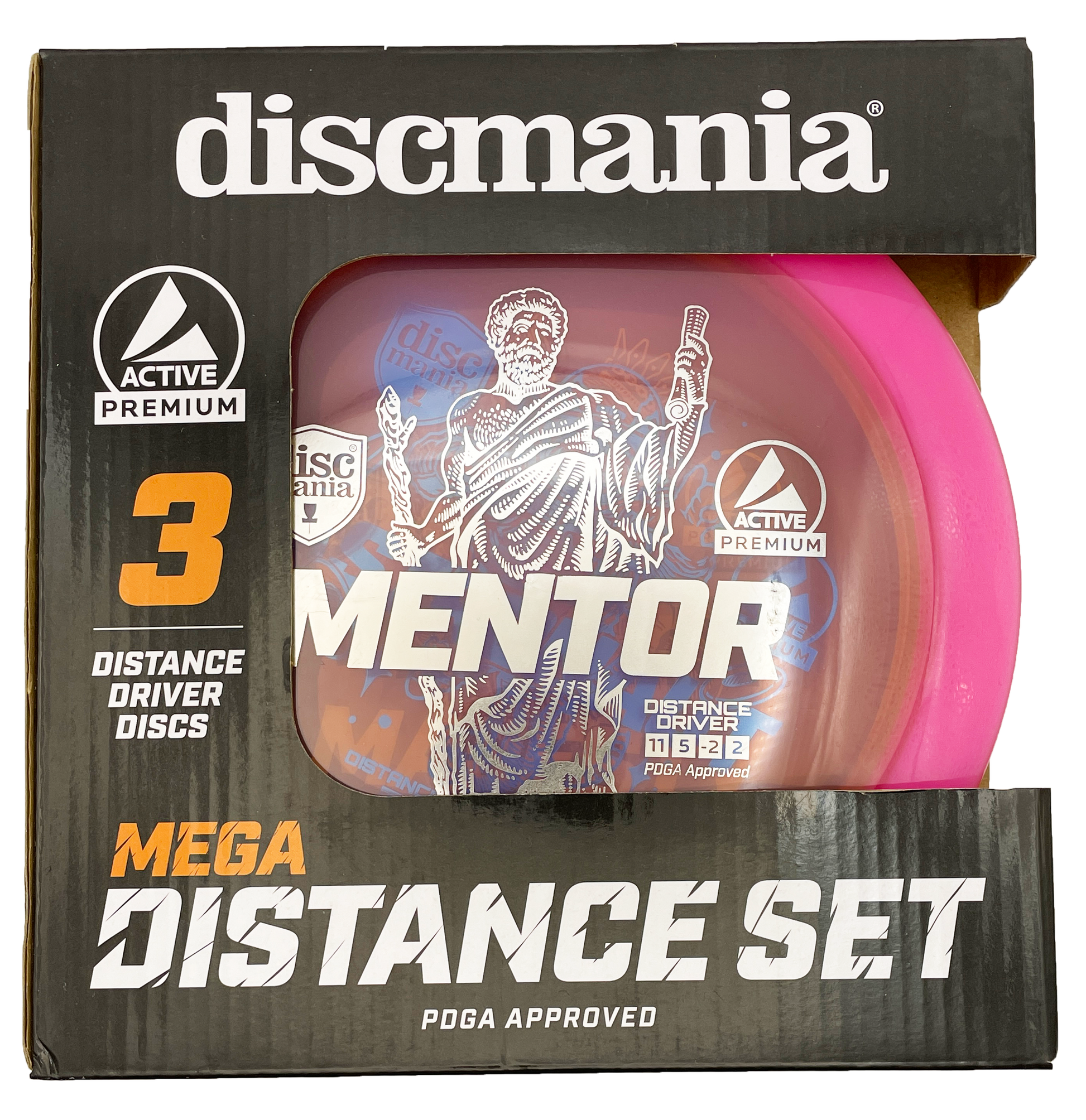 Discmania Mega Distance Set - Active Premium - Intermediate - 3 Discs – New  Zealand Disc Sports Supplies