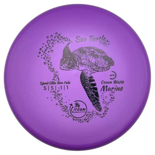 Ocean Discs Sea Turtle 1st Release - Ocean Waste Marine - Purple