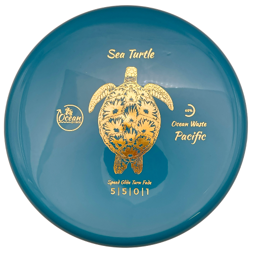 Ocean Discs Sea Turtle 1st Release - Ocean Waste Pacific - Turquoise