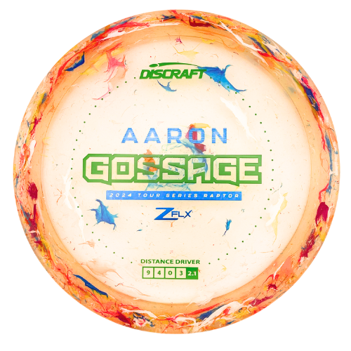 Discraft Raptor - 2024 Tour Series Gossage - Z Jawbreaker FLX - Orange Swirl