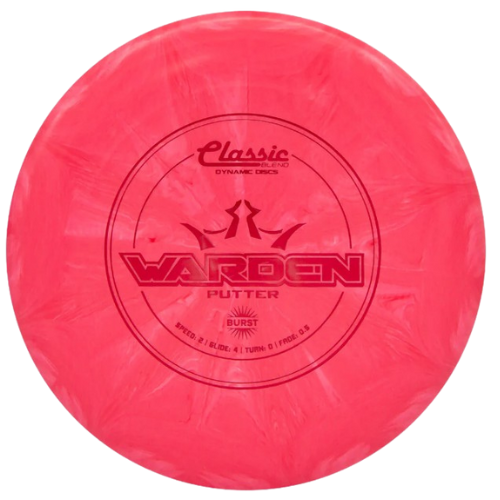 Dynamic Discs Warden - Classic Blend Line Burst - Red/White