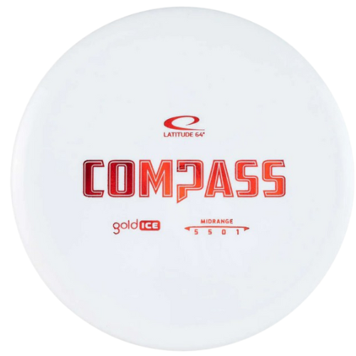 Latitude 64 Compass - Gold Ice Line