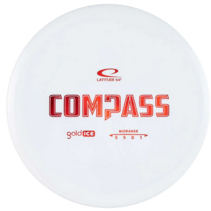 Latitude 64 Compass - Gold Ice Line