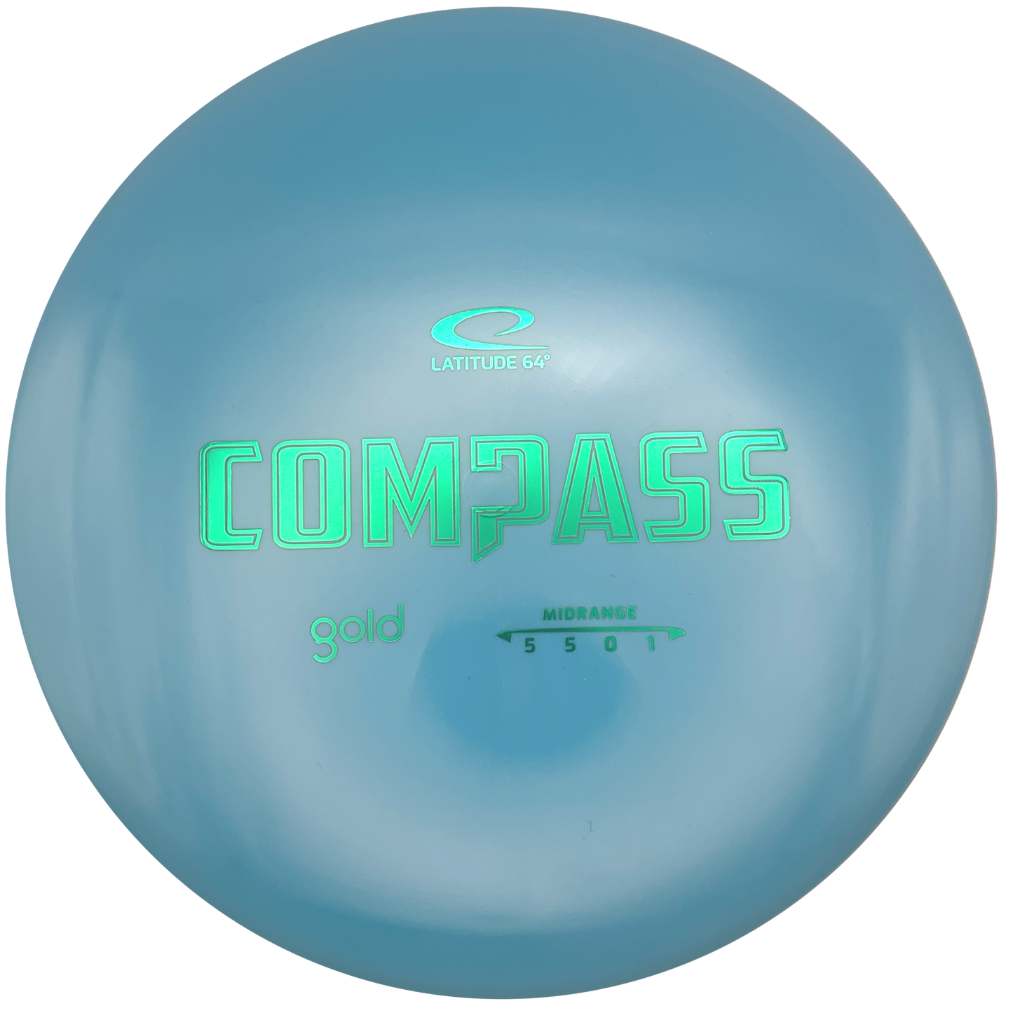 Latitude 64 Compass - Gold Line - Turquoise