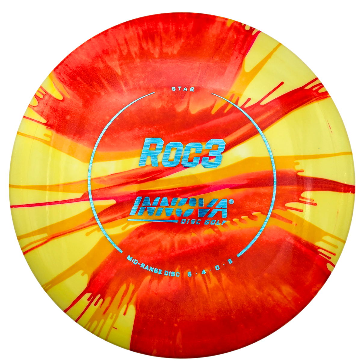 Innova Roc3 - Star I-Dye Line - Orange/Yellow