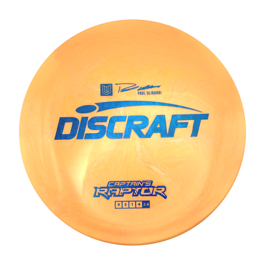 Discraft Captain's Raptor - Paul Ulibarri Signature ESP Swirl - Orange