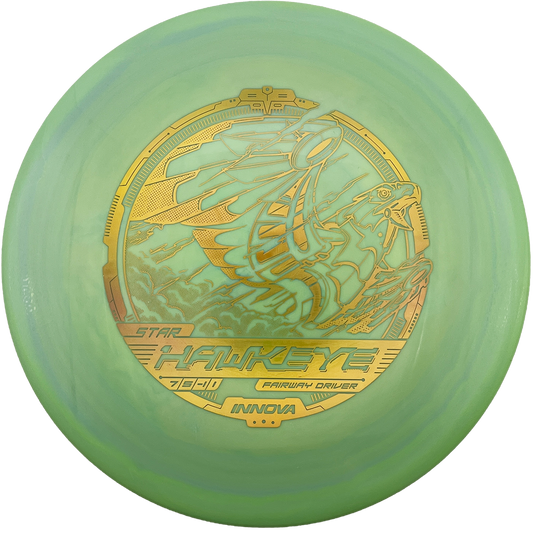 Innova Hawkeye - Star Line - Swirly Light Green