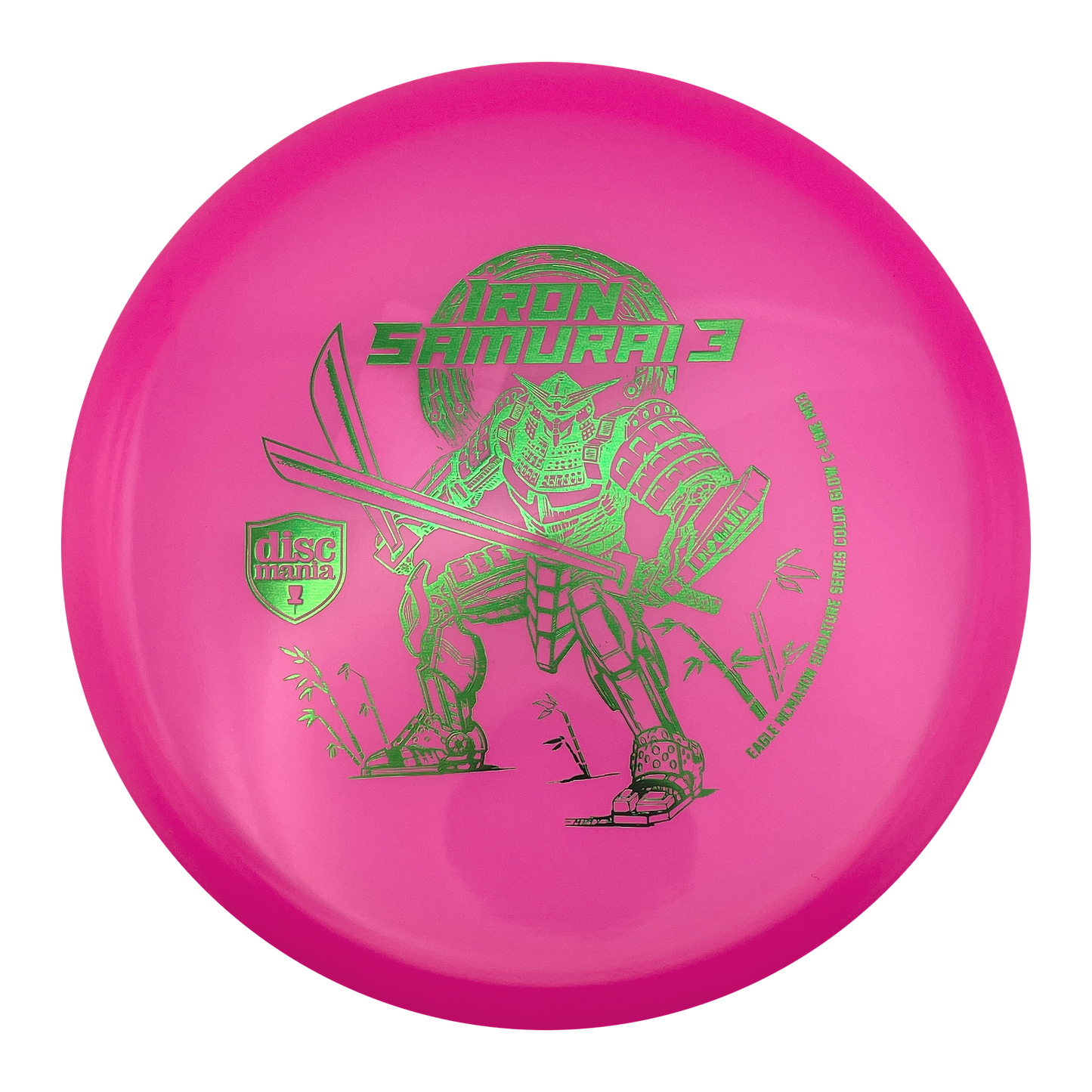 Discmania Iron Samurai 3 - Eagle McMahon Signature Series - MD3 - Chroma C-Line - Pink