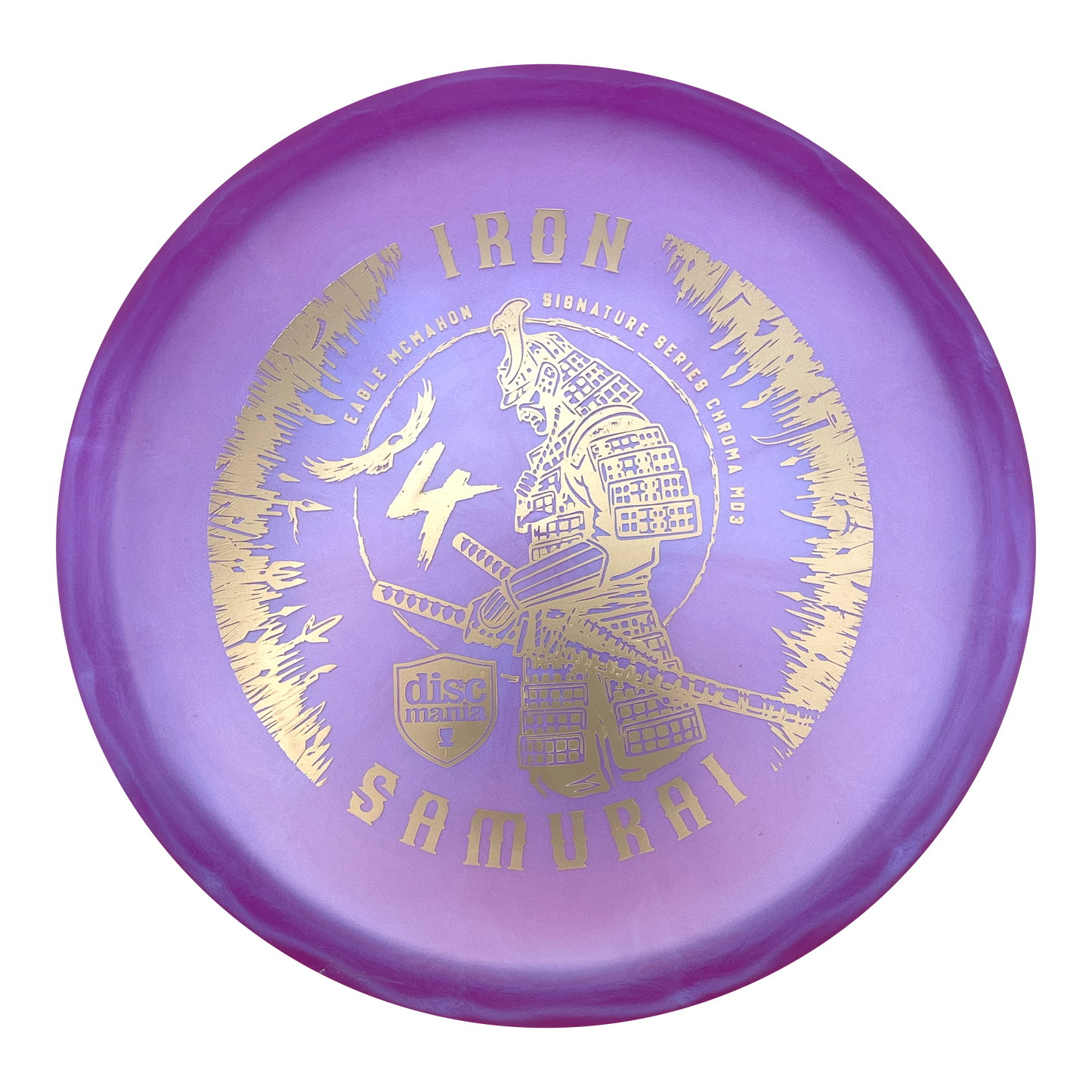Discmania Iron Samurai 4 - Eagle McMahon Signature - MD3 - Chroma C Line - Purple