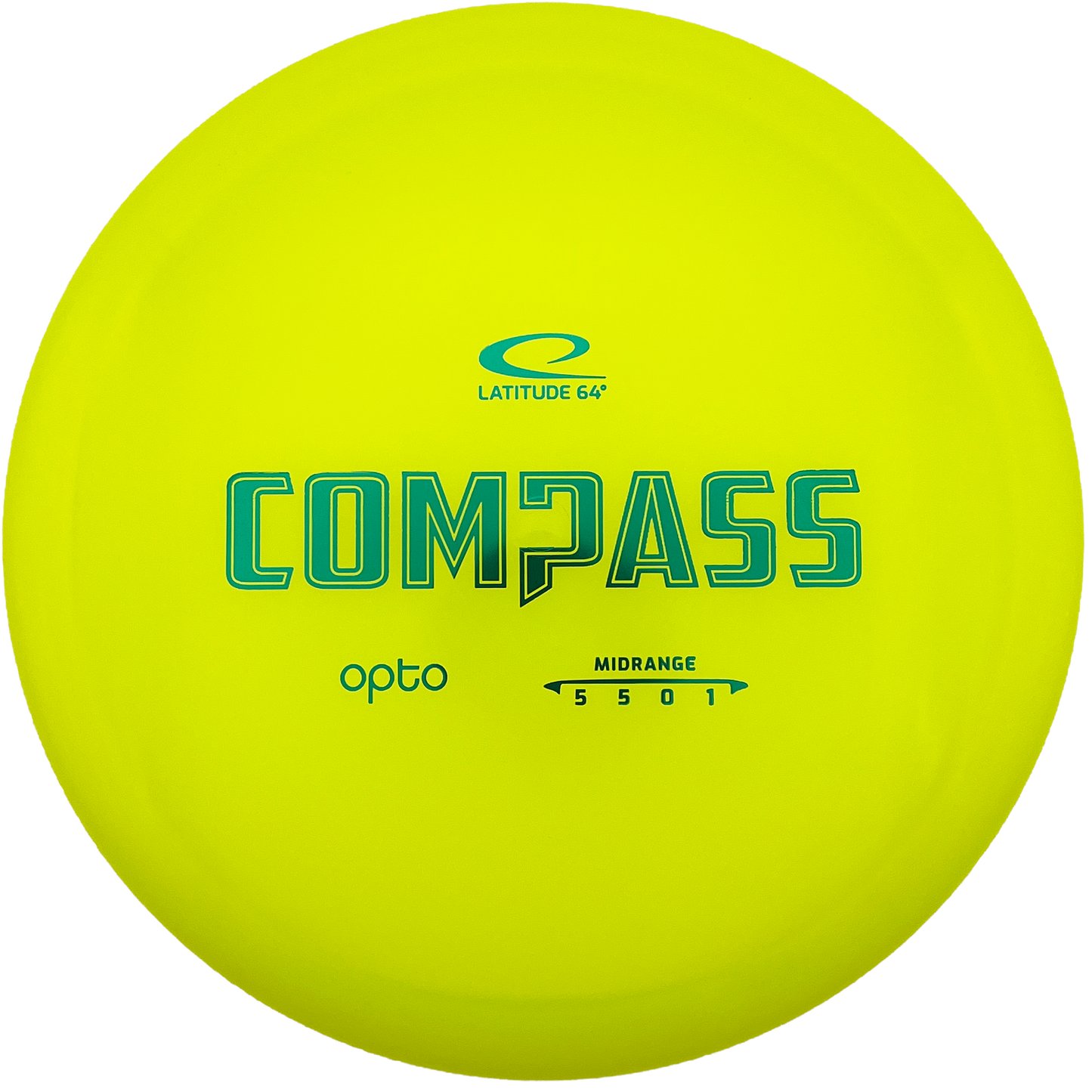 Latitude 64 Compass - Opto Line - Yellow