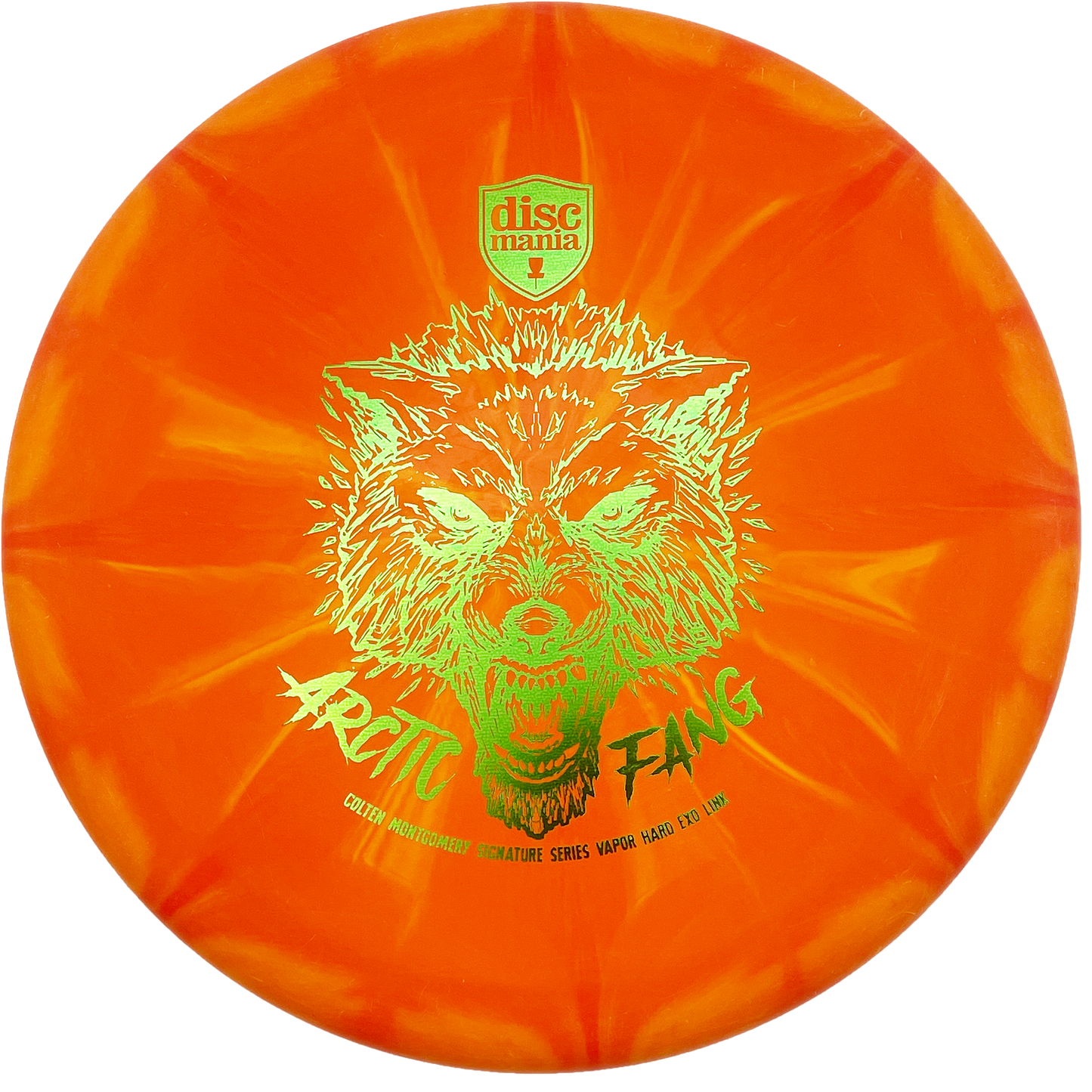 Discmania Arctic Fang - Colten Montgomery Signature Series - Link - Vapor Exo Hard - Orange Burst