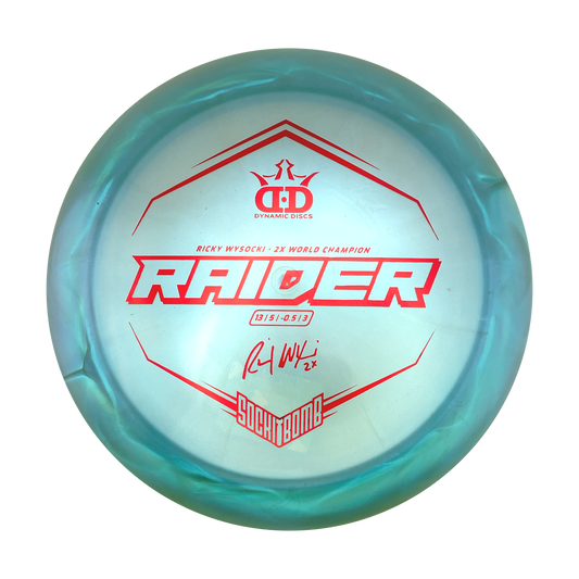 Dynamic Discs Raider - Ricky Wysocki - Lucid Ice Line - Turquoise