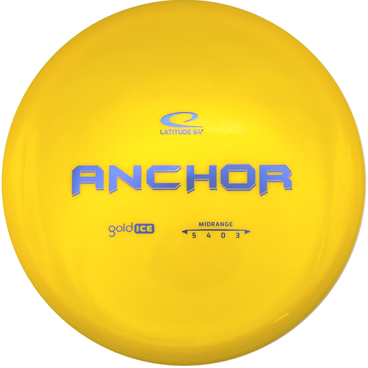 Latitude 64 Anchor - Gold Ice Line - Yellow