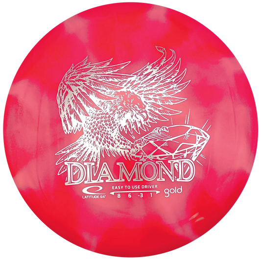 Latitude 64 - Diamond - Gold Burst Line - Pink