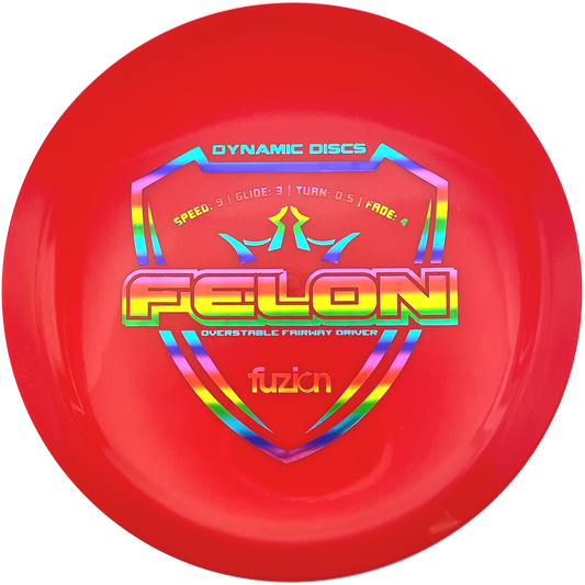 Dynamic Discs Felon - Fuzion Line - Red