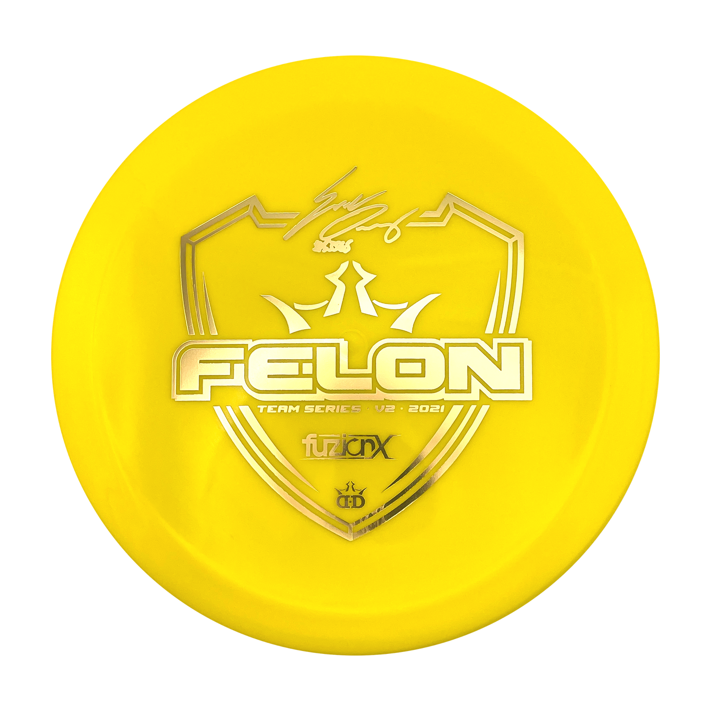 Dynamic Discs Felon - Eric Oakley - FuzionX Line - Yellow