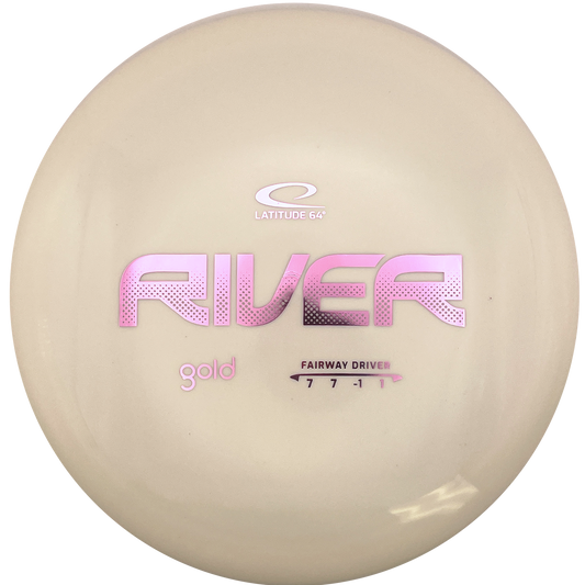 Latitude 64 River - Gold Line - White