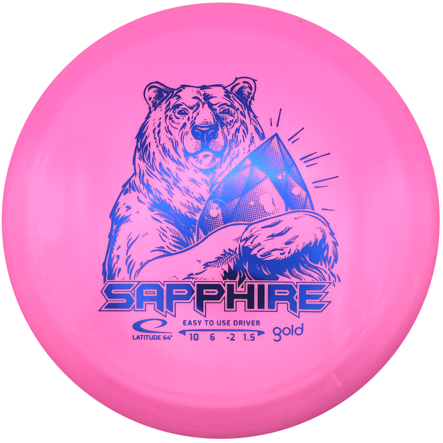 Latitude 64 Sapphire - Gold Line - Pink