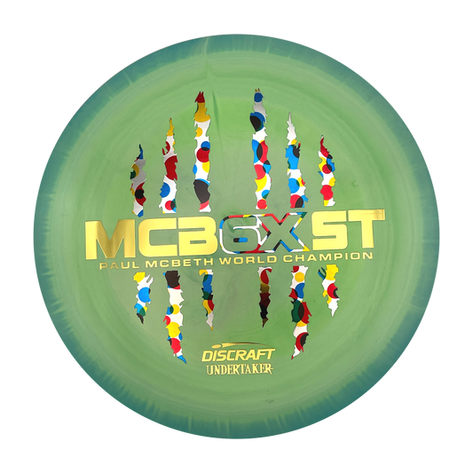 Discraft Undertaker - 6x Paul McBeth - ESP - Swirly Green